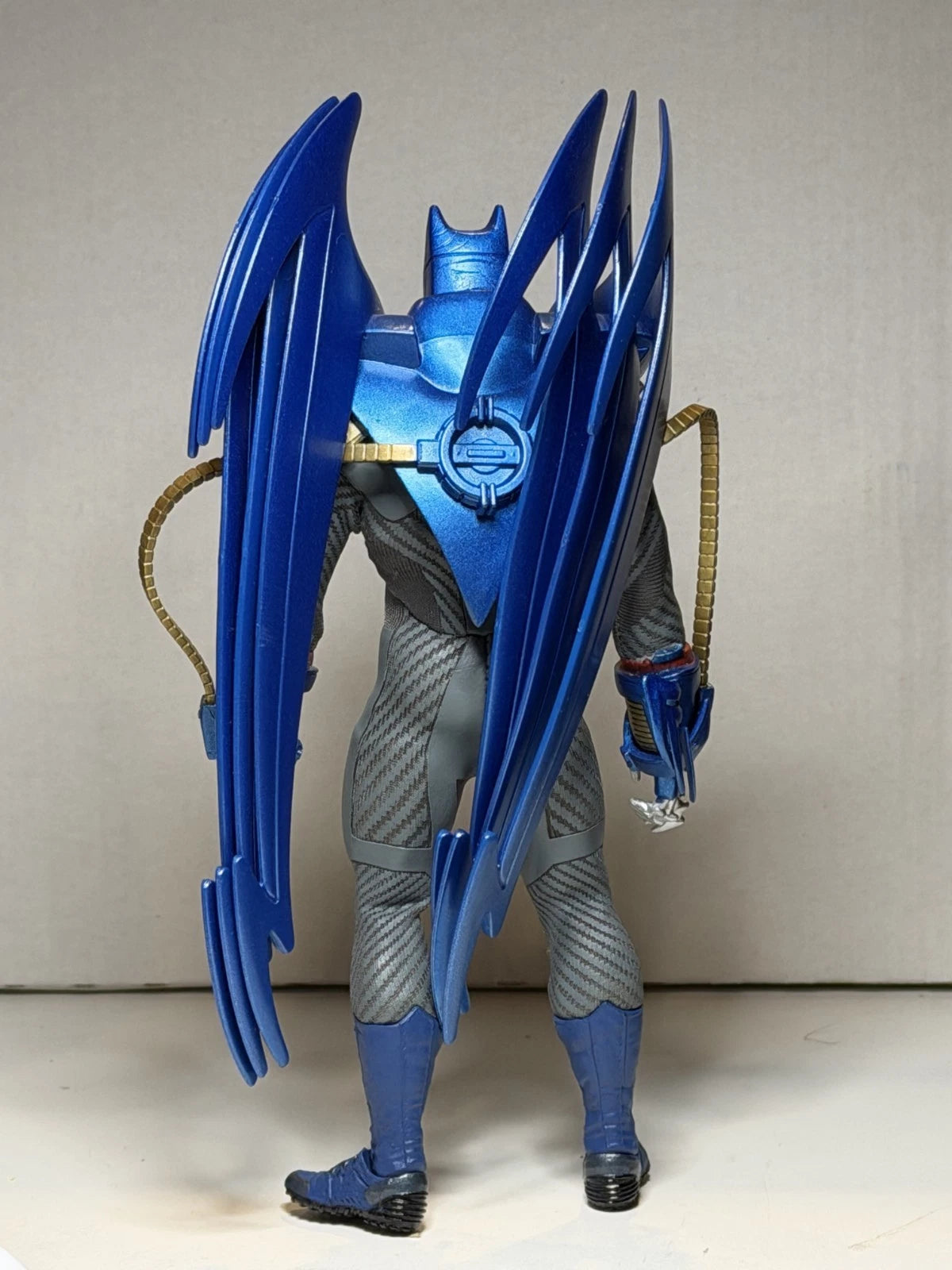 Custom Azrael Mezco One 12 Ascending Knight Batman Blue