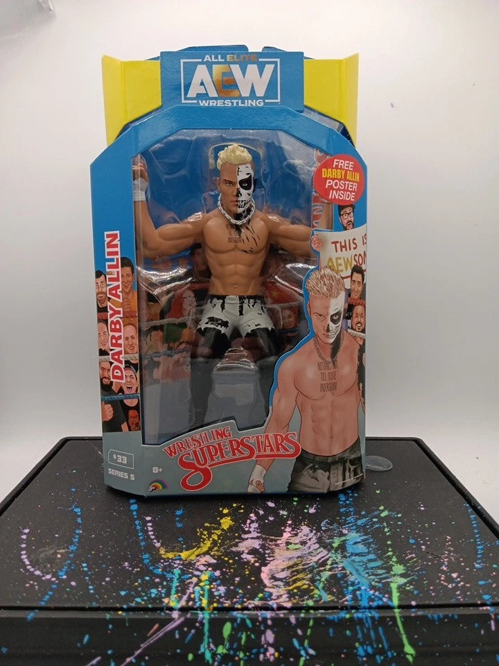AEW Darby Allin Wrestling Superstars Series 5 33 Jazwares Action Figure
