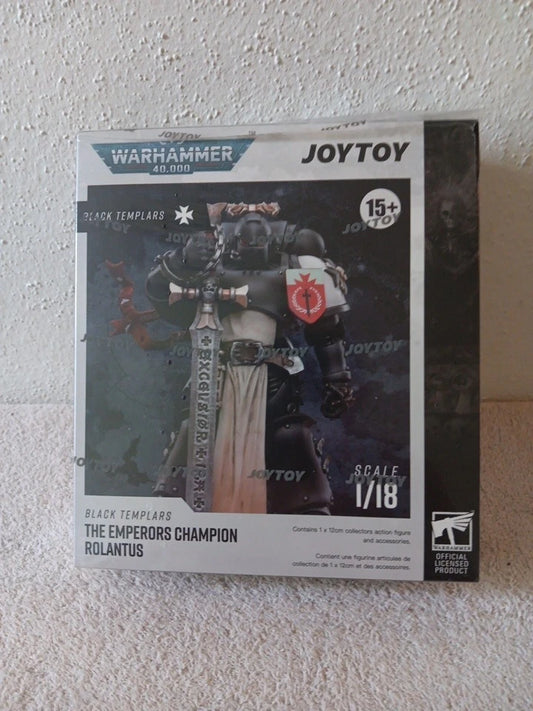 Warhammer 40K Marines Black Templars Emperor's Champion Rolantus JoyToy