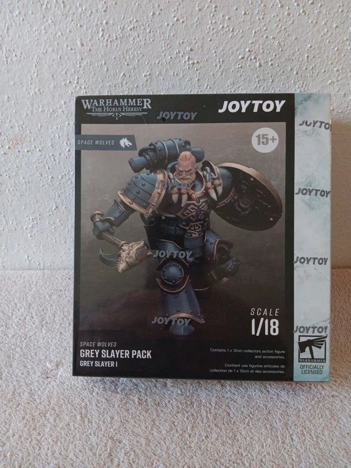 Joytoy Warhammer 1/18 Space Wolves Grey Slayer Pack Grey Slayer 1 Action Figure