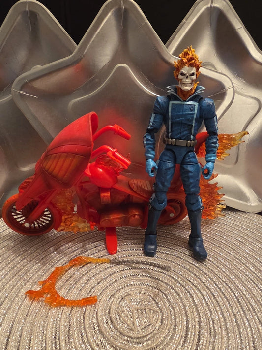 Marvel Legends - Ghost Rider (w/ Motorcycle) 6” Figure w/ Custom head