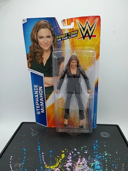 Mattel WWE Superstar #40 Stephanie McMahon 1:12 Scale 6” First Time In The Line