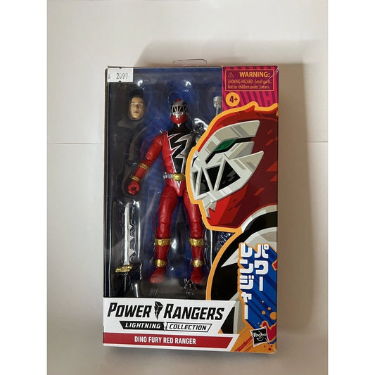 Dino Fury Red Power Rangers Lightning Collection 6" Action Figure