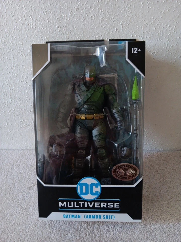 McFarlane DC Multiverse Batman Armor Suit Platinum Edition 7” Figure