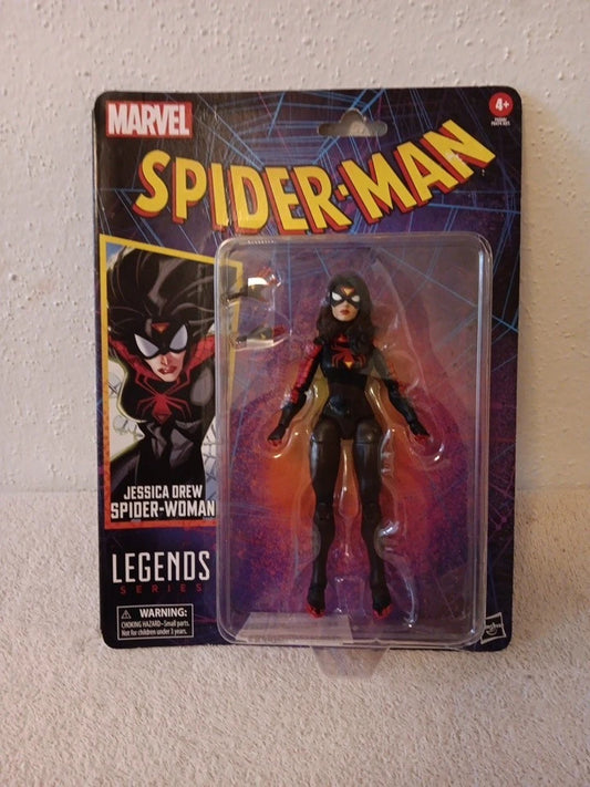 Marvel Legends Spider-Man Retro Card Jessica Drew Spider-Woman Hasbro