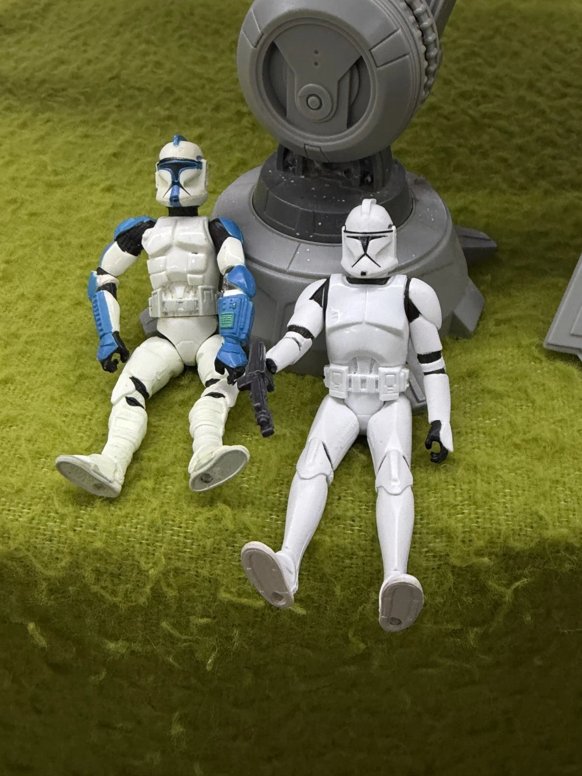 Star Wars Clone Wars At-te Walker 2008 w/ Clone Troopers & Commanders