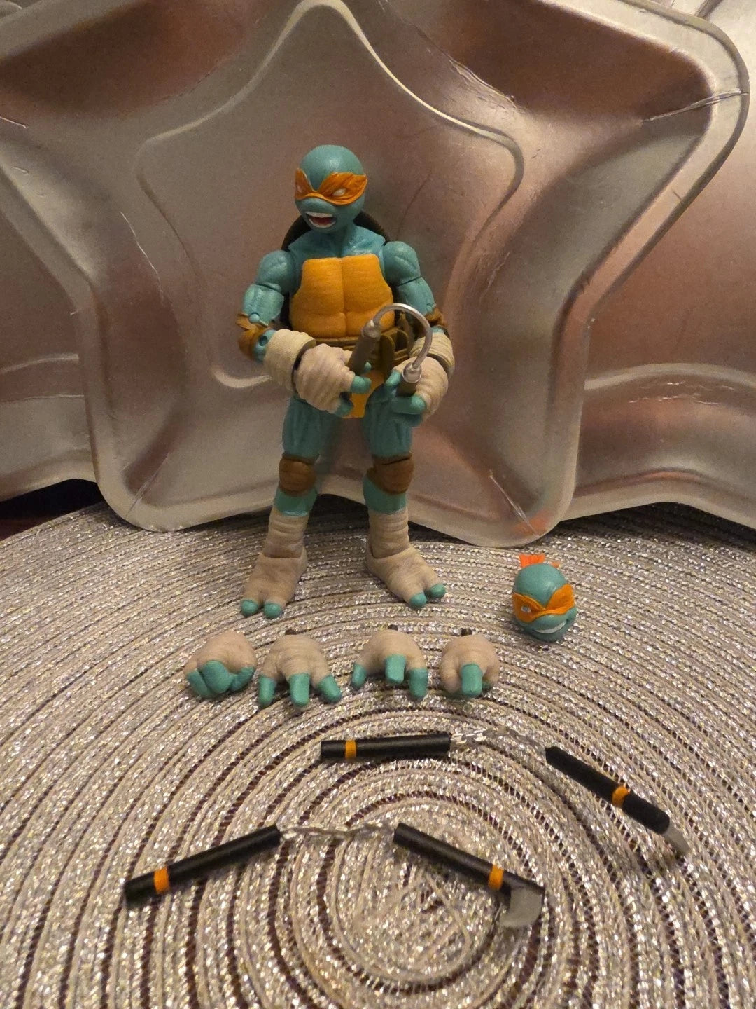 MICHELANGELO Loyal Subjects TMNT Figure & IDW Comic BST AXN Ninja Turtles 2024