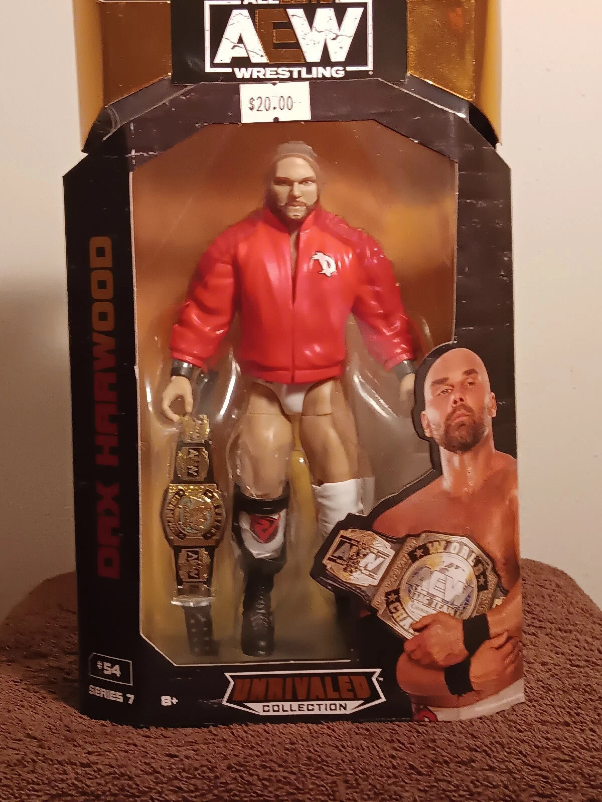 All Elite AEW Wrestling Dax Harwood #54 Series 7 Unrivaled Collection