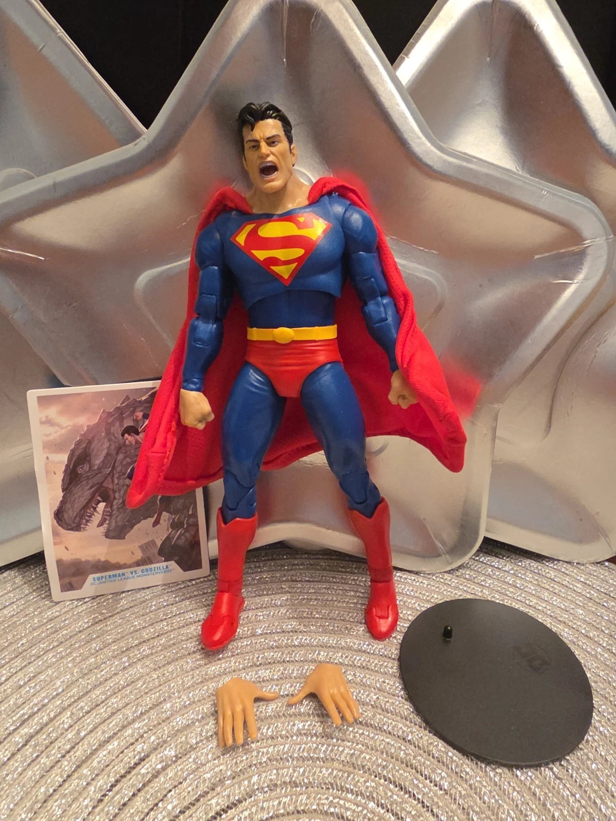 McFarlane DC Multiverse Monsters SUPERMAN from Vs. Godzilla Set LOOSE - B