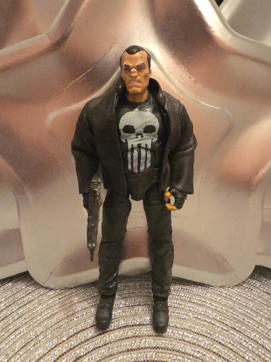 Hasbro Marvel Legends PUNISHER 6" Kill Krew Riders Beat Up Face Head With Jacket