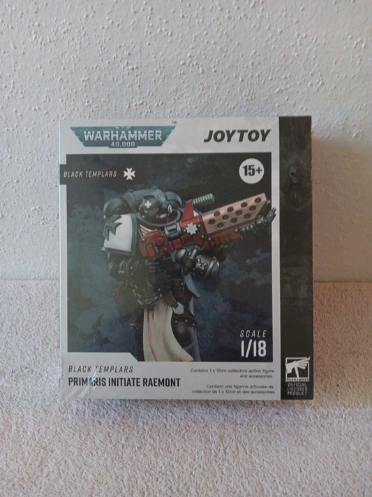 JOYTOY Warhammer 40k Black Templars Primaris Initiate Raemont1/18