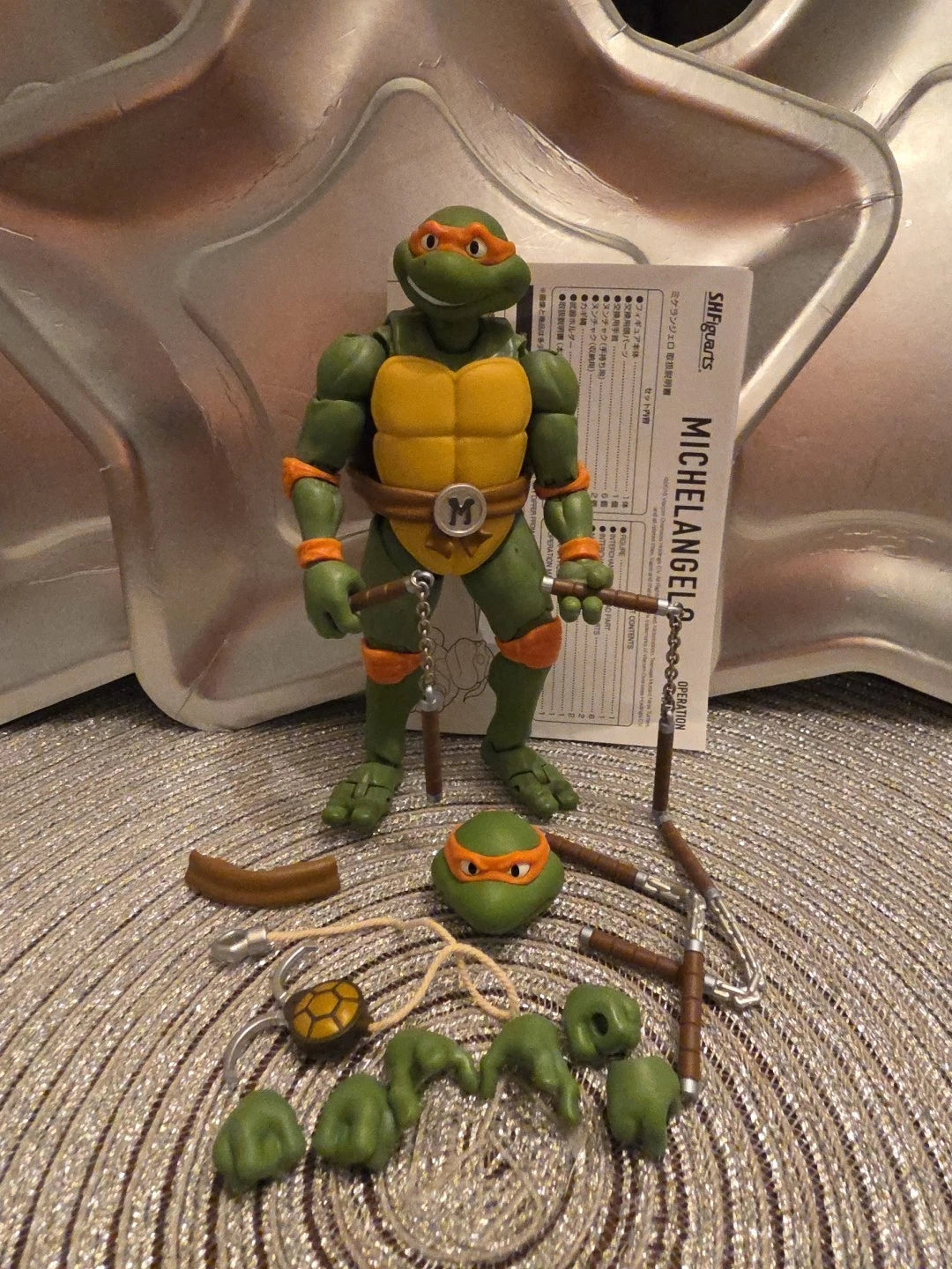 SH Figuarts TMNT Michelangelo Turtles Loose