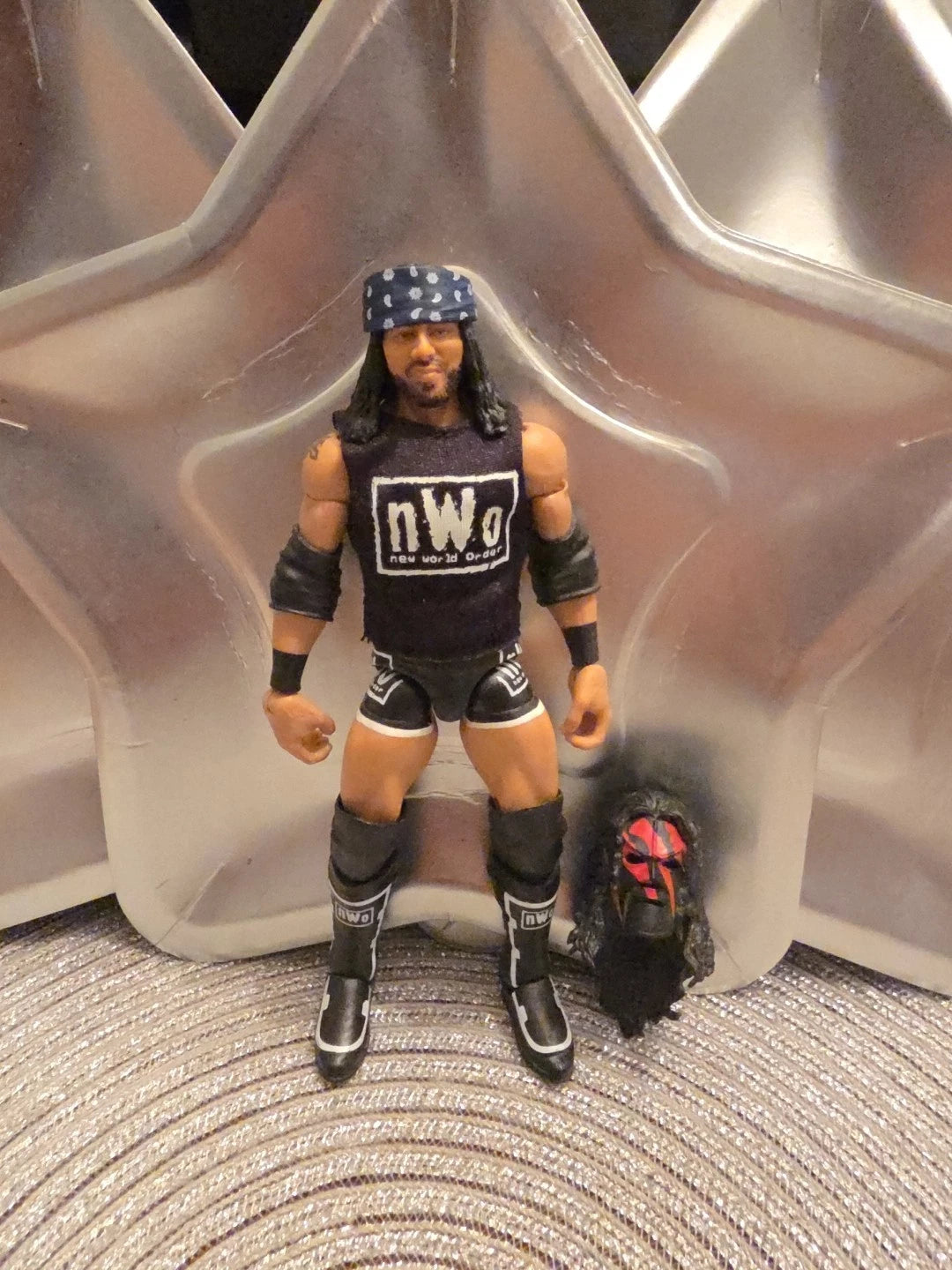 WWE Mattel Elite Exclusive Fan Takeover Figure X-PAC (nWo) W/ Kane Mask