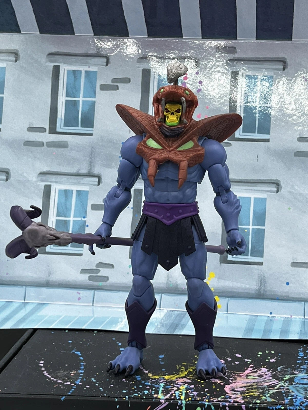 Custom Snake Armor Skeletor Masterverse 200x Motuc Motu Classics Snake Men Man