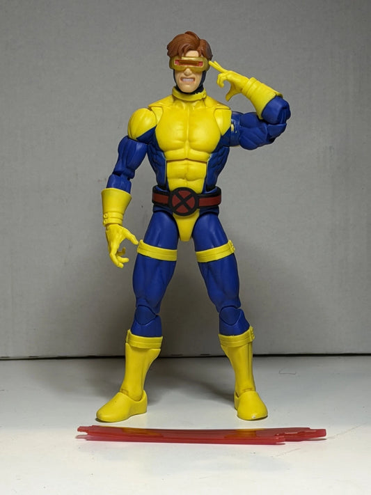 Custom Cyclops Marvel Legends X-Men 275 97 Yellow Blue 60th Anniversary