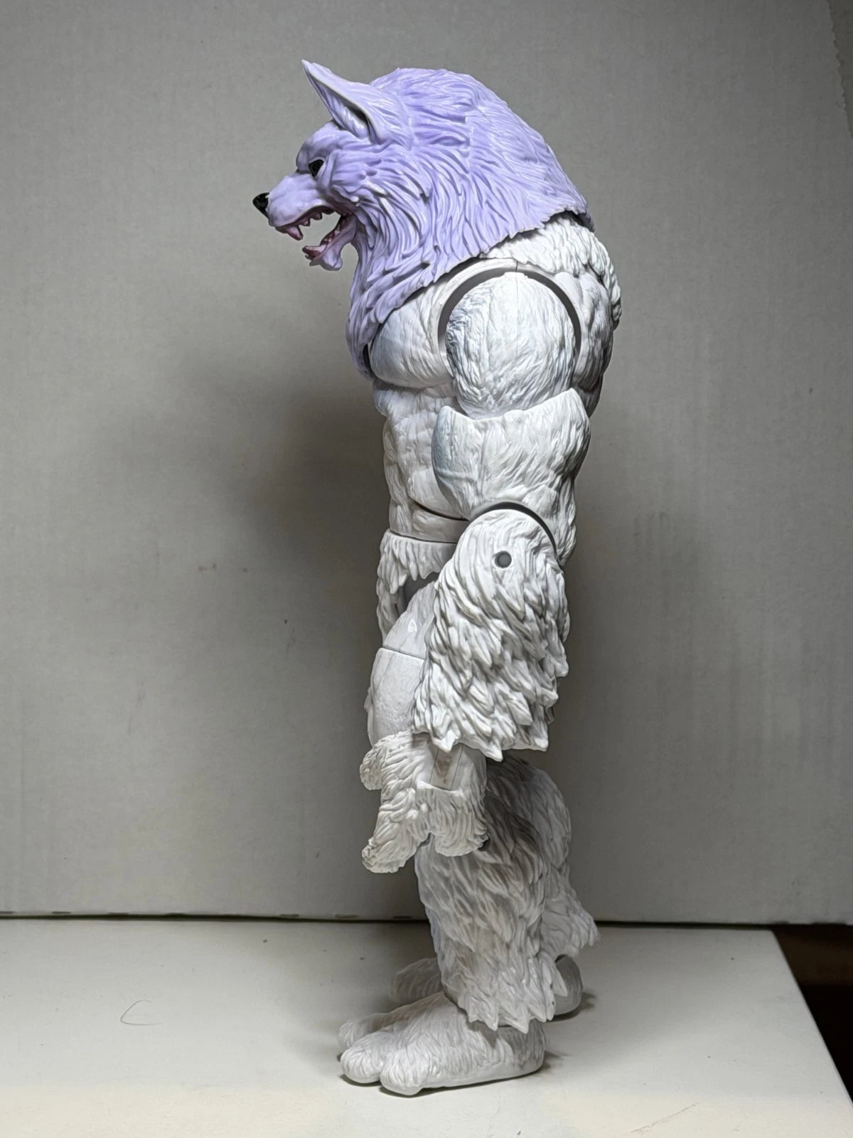 Custom Norse God Skoll Werewolf Wolf Kong MYTHOS 1/12 White Baf Marvel Legends