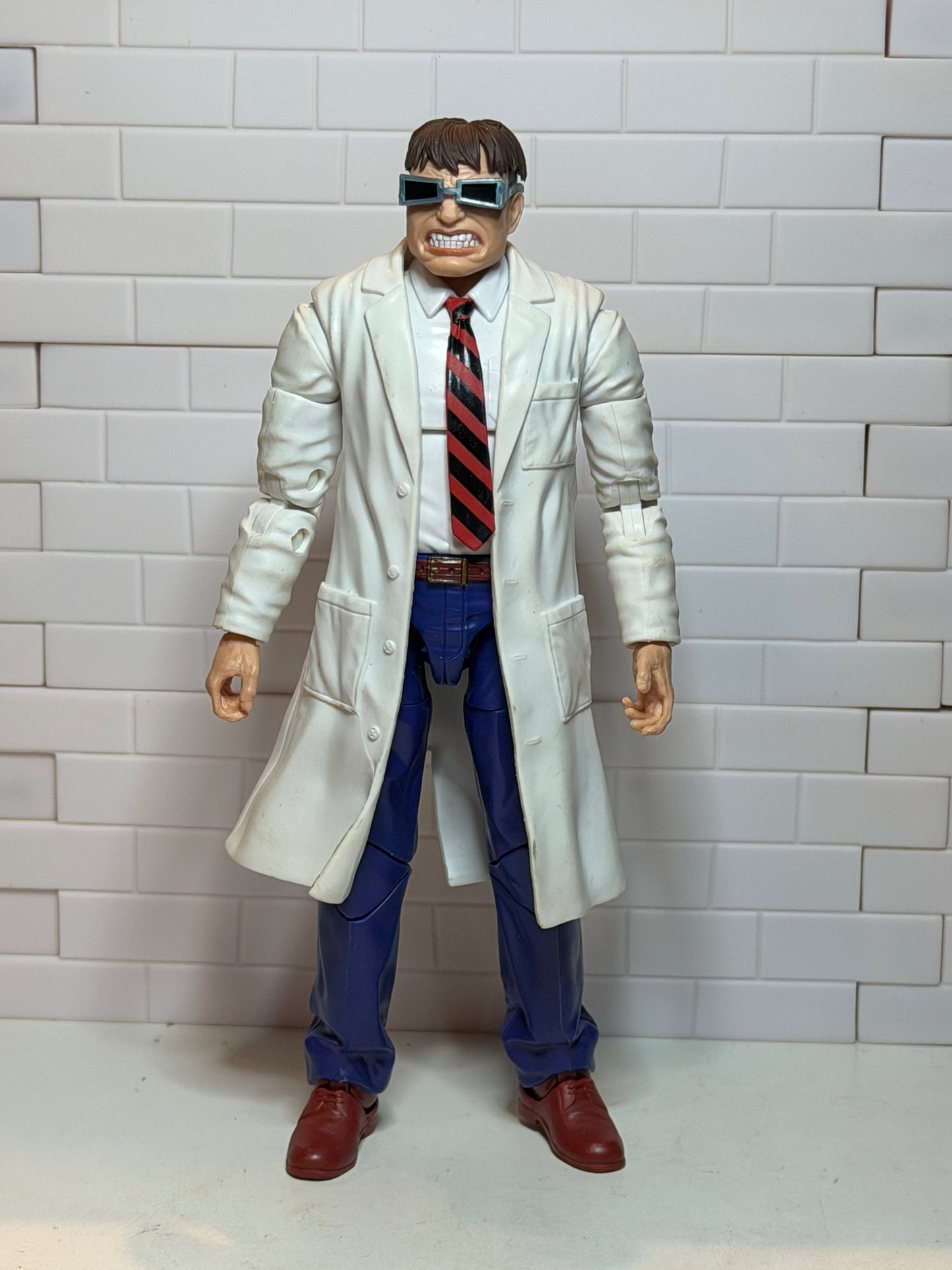 Custom Marvel Legends Dr. Otto Octavius Scientist 1/12 Scale Action Figure