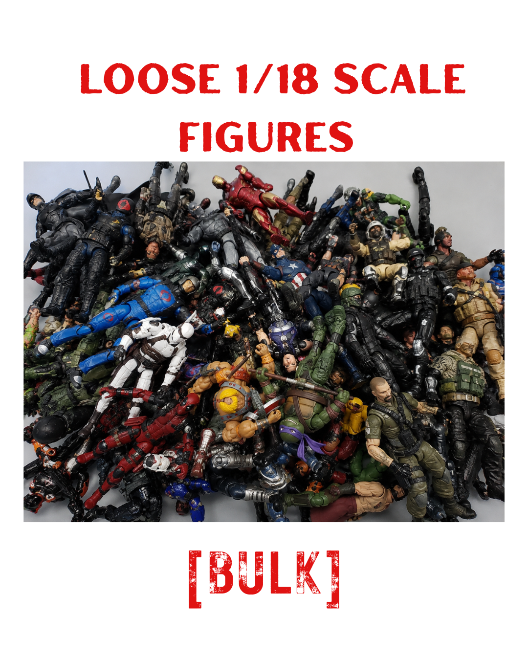 [Bulk] LOOSE 1/18th Scale - 10