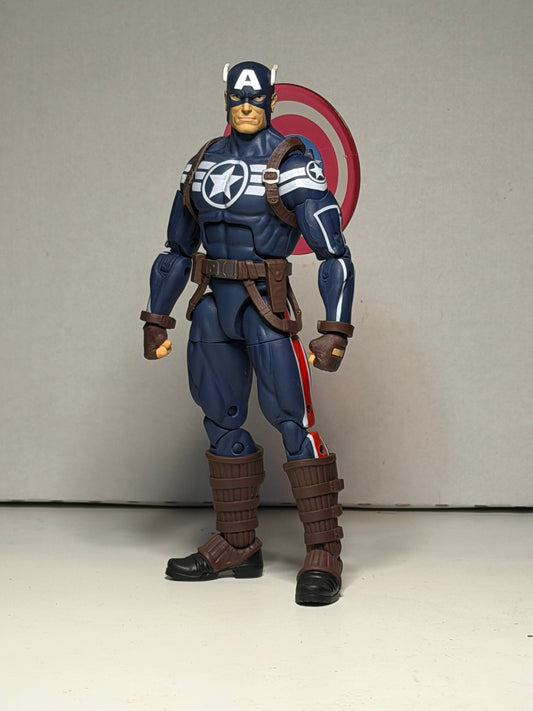 Custom SHIELD Stealth CAPTAIN AMERICA Marvel Legends Secret Wars Retro