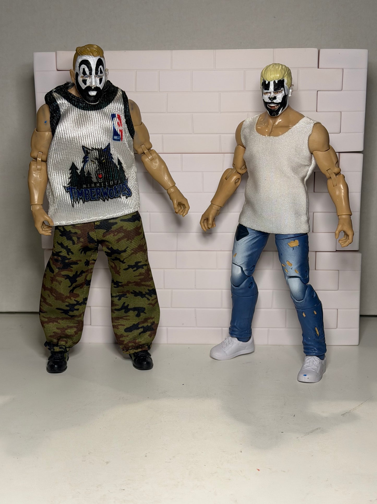 Custom AEW Insane Clown Posse ICP Cody “2 Dope” Rhodes & Violent Jake Hager