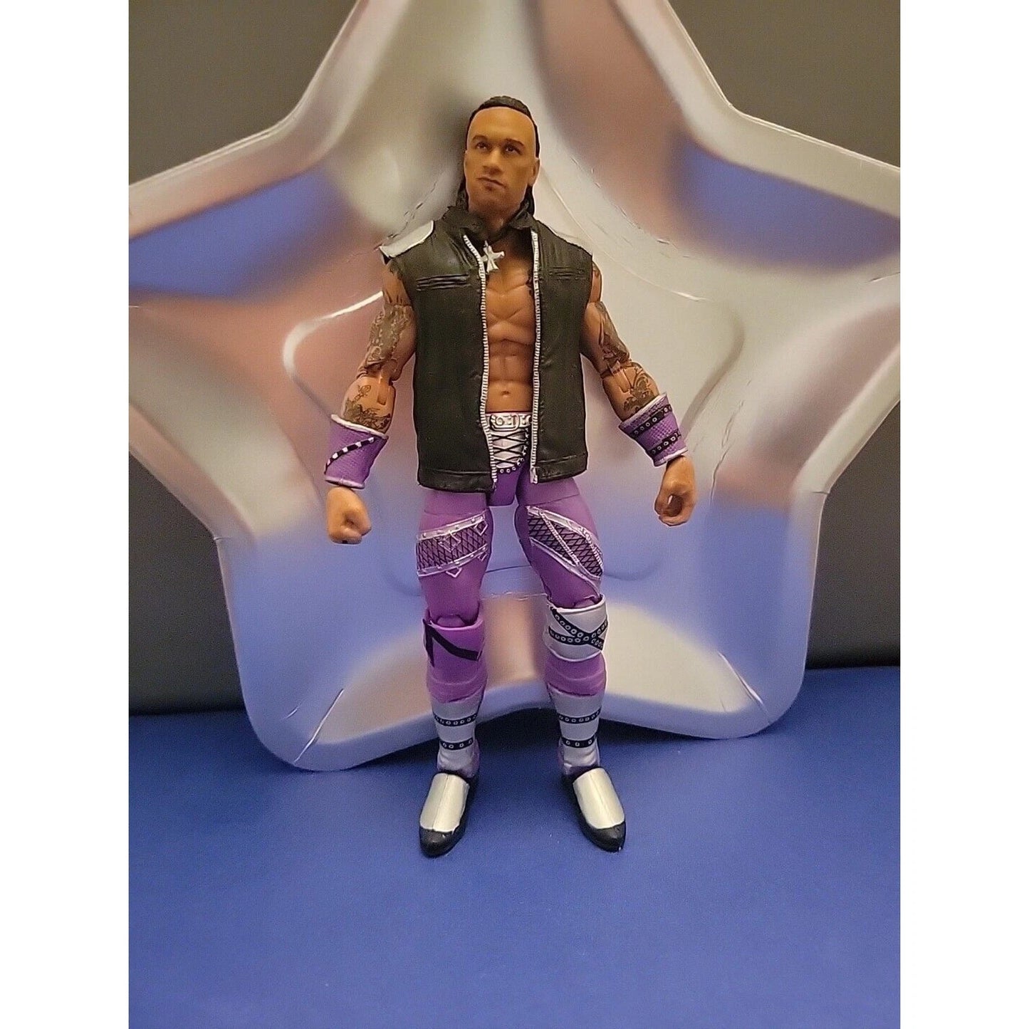 Damian Priest WWE Elite 89 Figure with Vest Judgment Day NXT Necklace