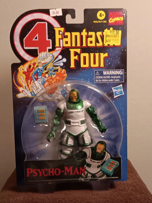 Marvel Comics Fantastic Four Psycho-Man 6" Action Figure Hasbro BRAND NEW