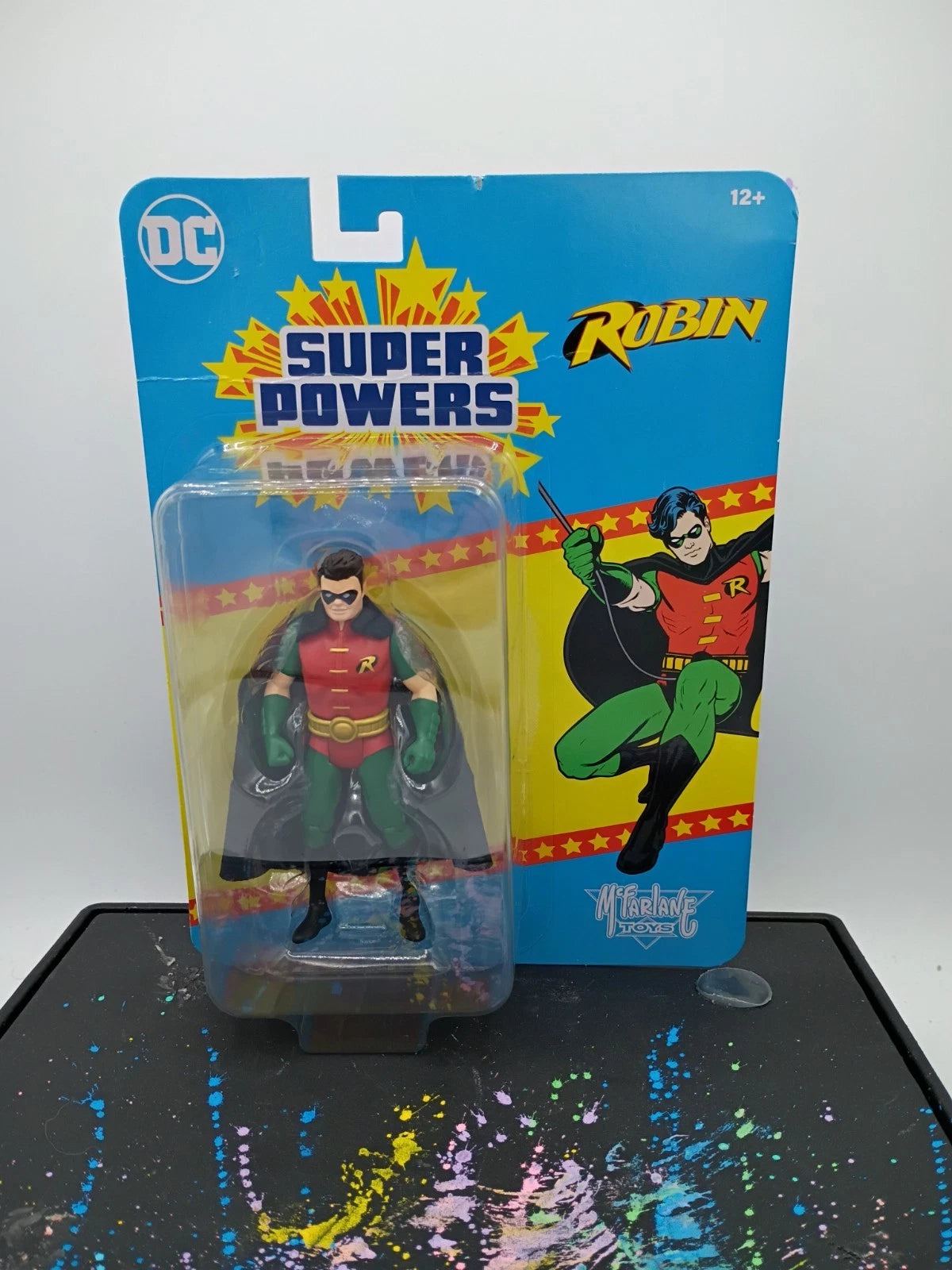 DC McFarlane Super Powers Robin Tim Drake w/ Black Cape Action Figure