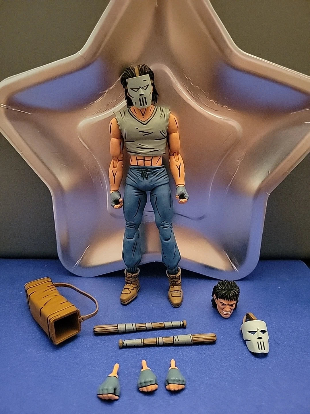 NECA Mirage Teenage Mutant Ninja Turtles TMNT Casey Jones Gray