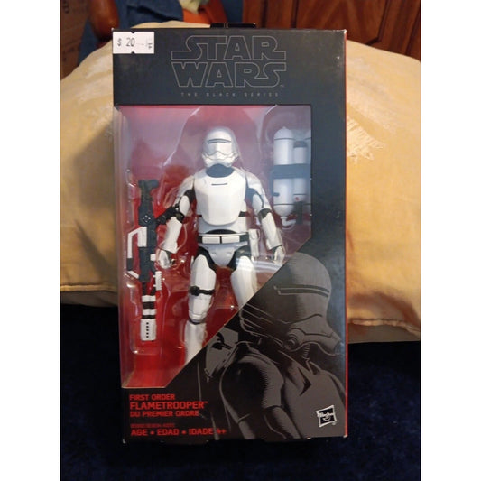 2015 Star Wars The Black Series First Order Flametrooper #16 Red Box
