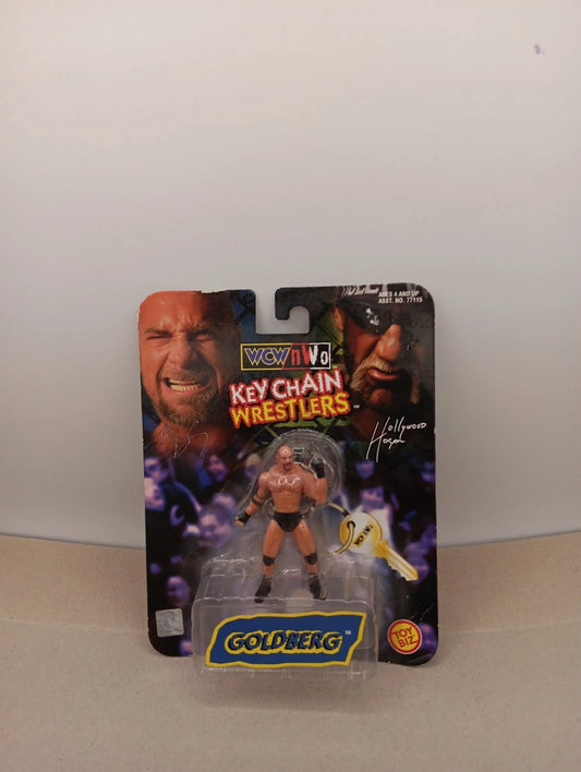 Vintage Toy Biz WCW NWO Goldberg Key Chain Wrestlers