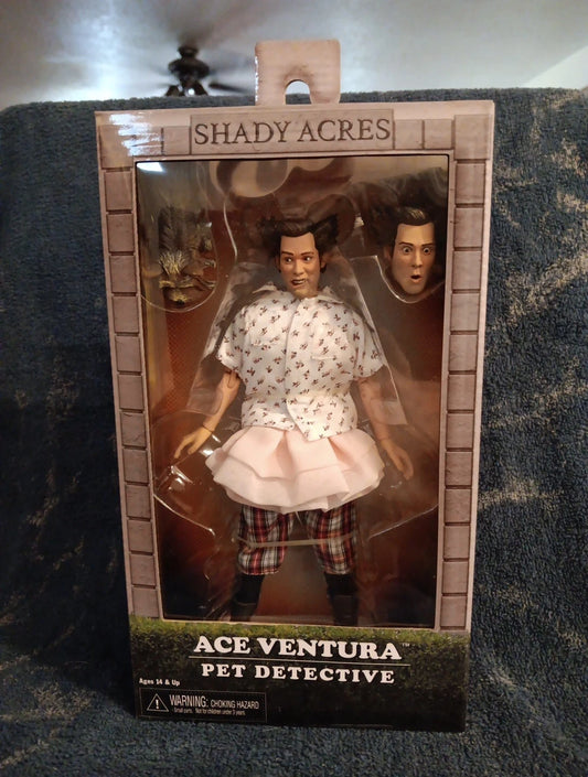 NECA Ace Ventura Pet Detective Shady Acres Clothed Action Figure Reel Toys