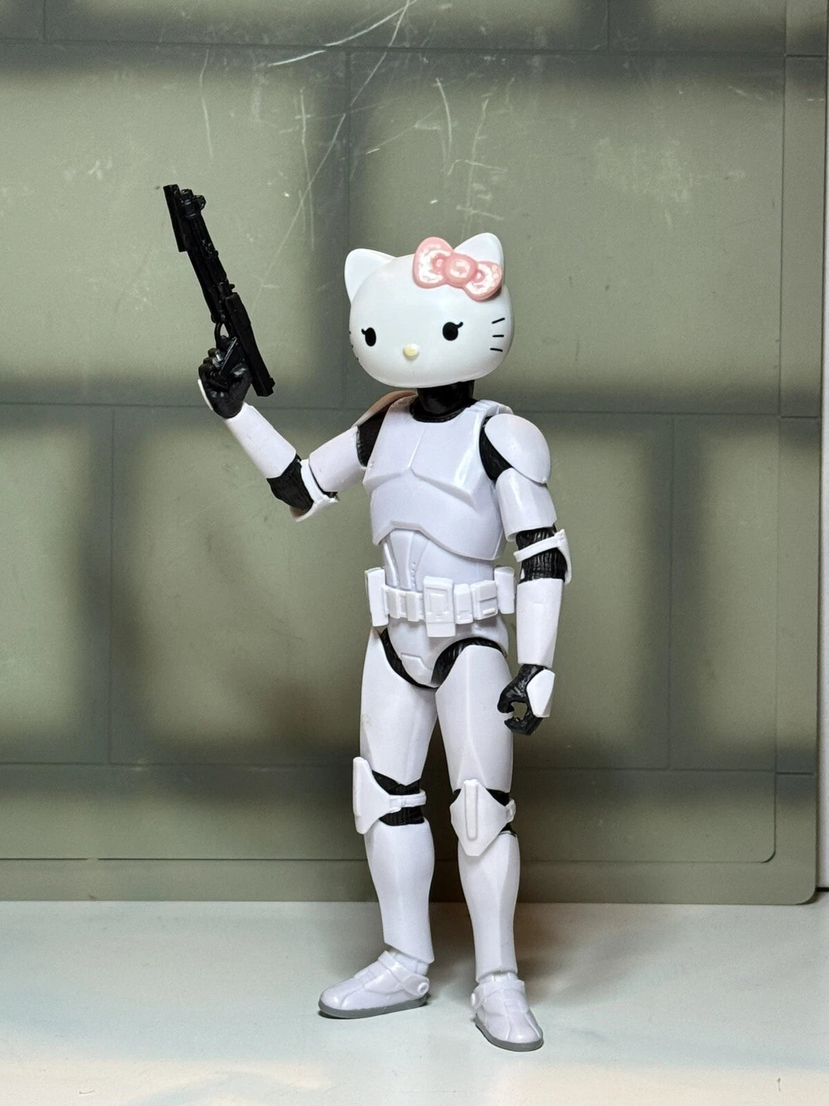 Custom Goodbye Kitty Star Wars Black Series Hello Kitty