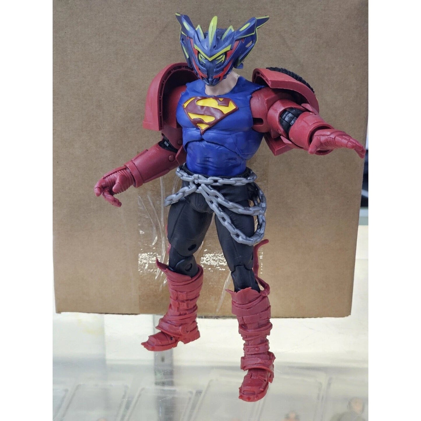 Custom Mech Armored Superman Marine Green McFarlane Toys Warhammer 40k 7"