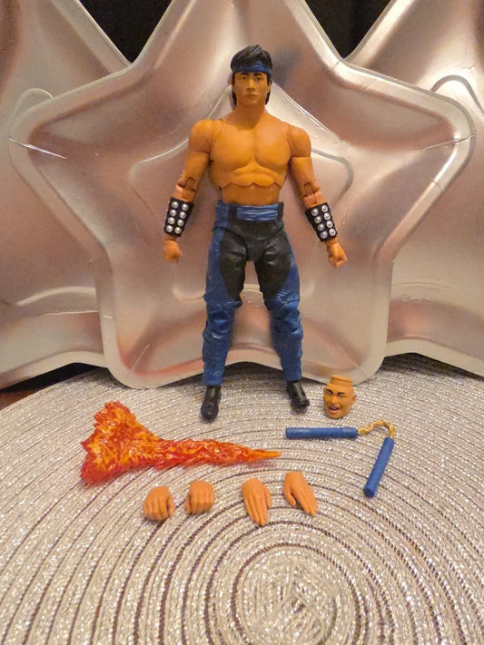McFarlane Toys Mortal Kombat Klassic Blue Liu Kang Player 2 from Reptile 2-Pack