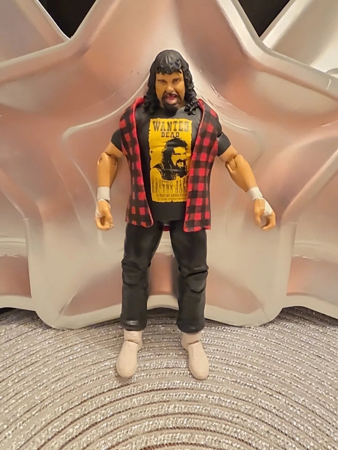 WWE Elite Cactus Jack Wrestlemania 36 Mattel Wrestling Action Figure Mick Foley