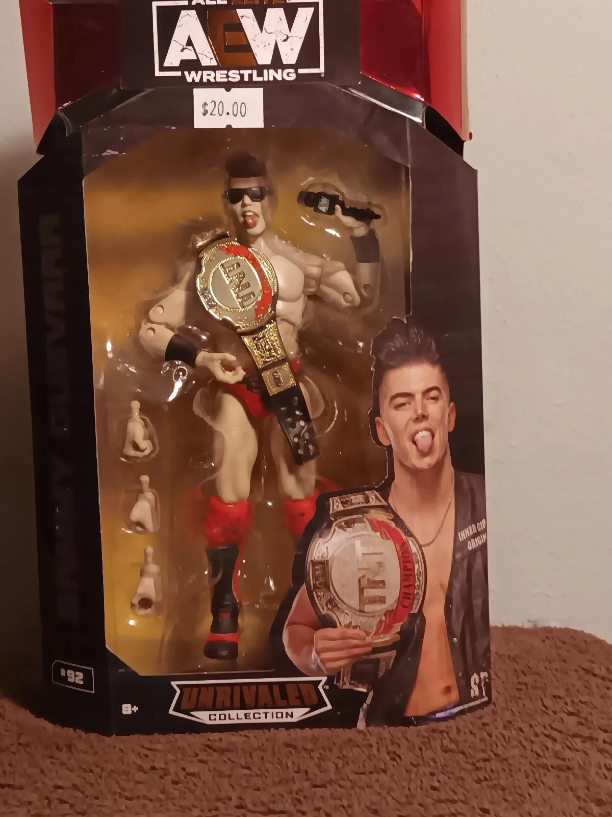 AEW Figure Sammy Guevara w/ TNT Belt Unrivaled Collection #92 Target Exclusive