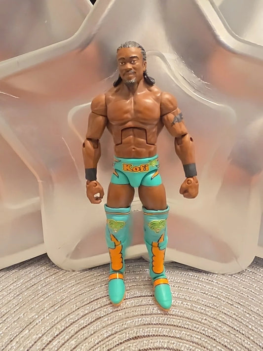 Mattel WWE Elite Series 17 Kofi Kingston Wrestling Action Figure New Day 2011
