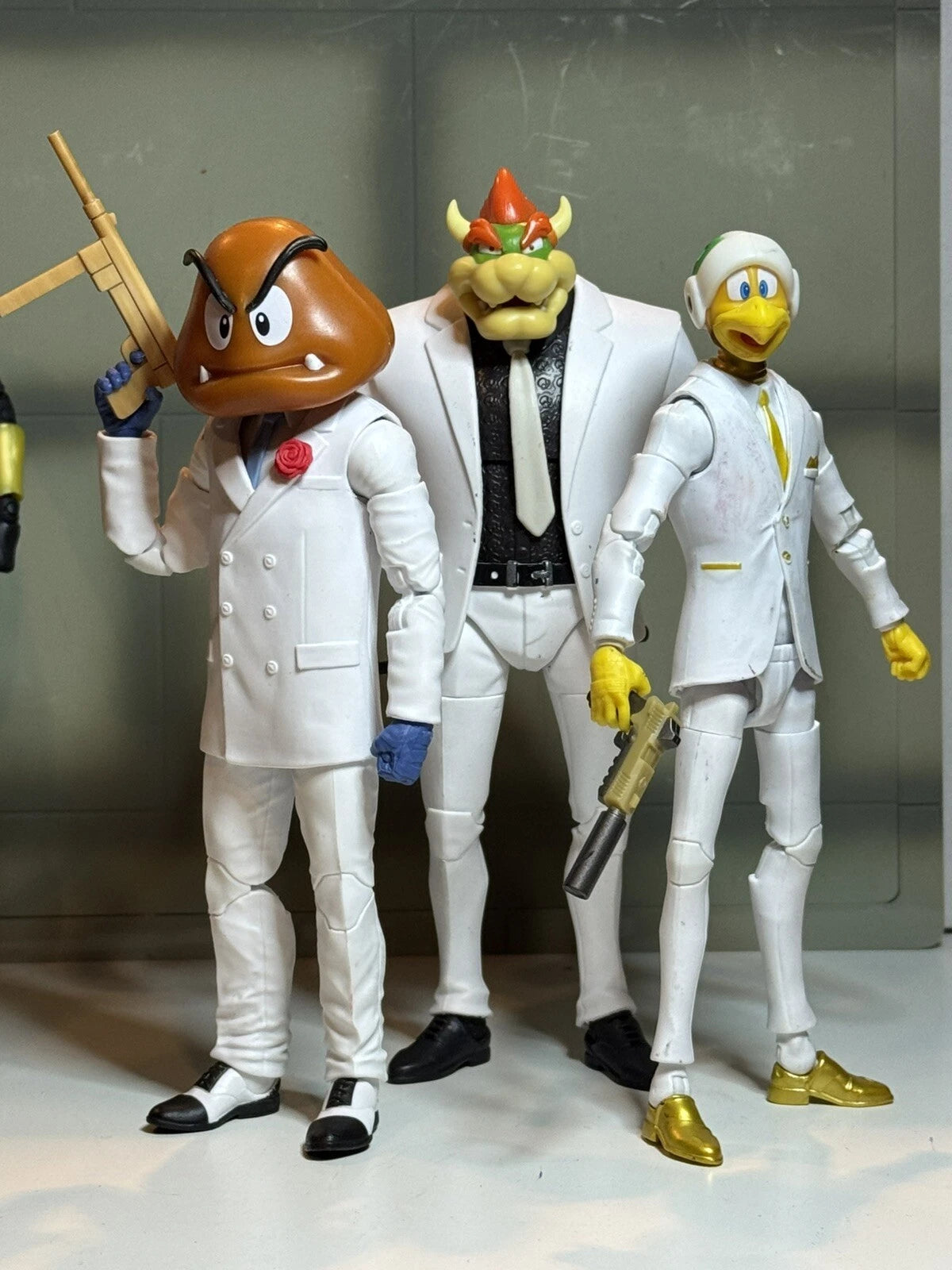 CUSTOM Bowser Koopa Trooper Goomba G.I. Joe Classified Fortnite 6” Figure Lot