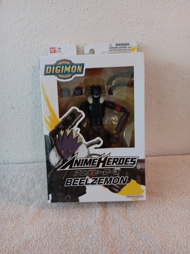 Anime Heroes Digimon Beelzemon Figure MISB 2022 Bandai Brand