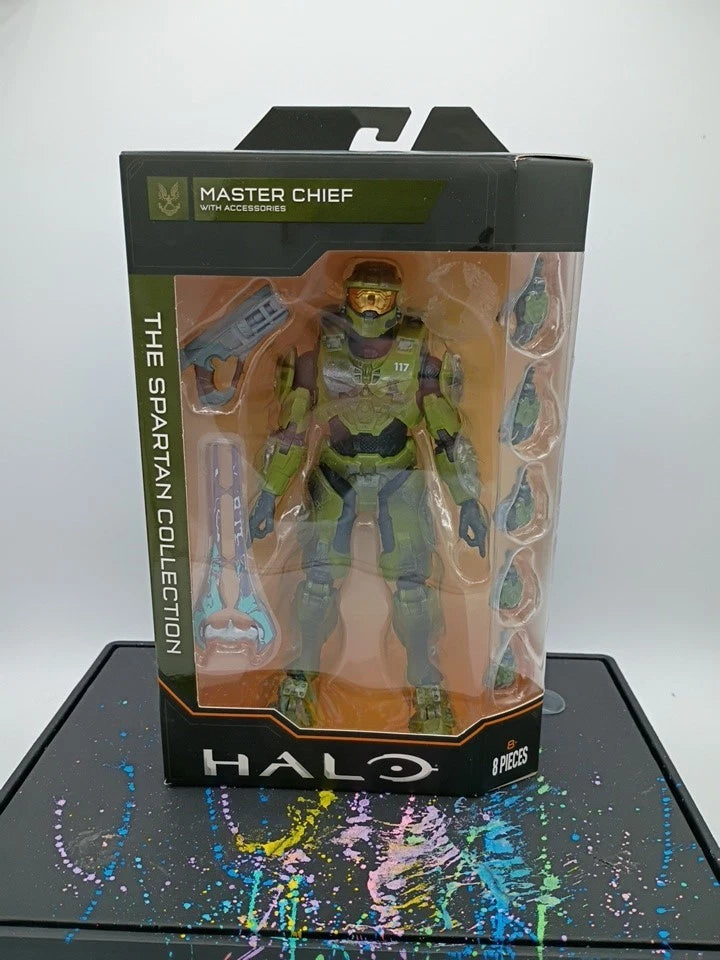 Halo Spartan Collection Master Chief Figure w/ Accessories Wicked Cool Toys