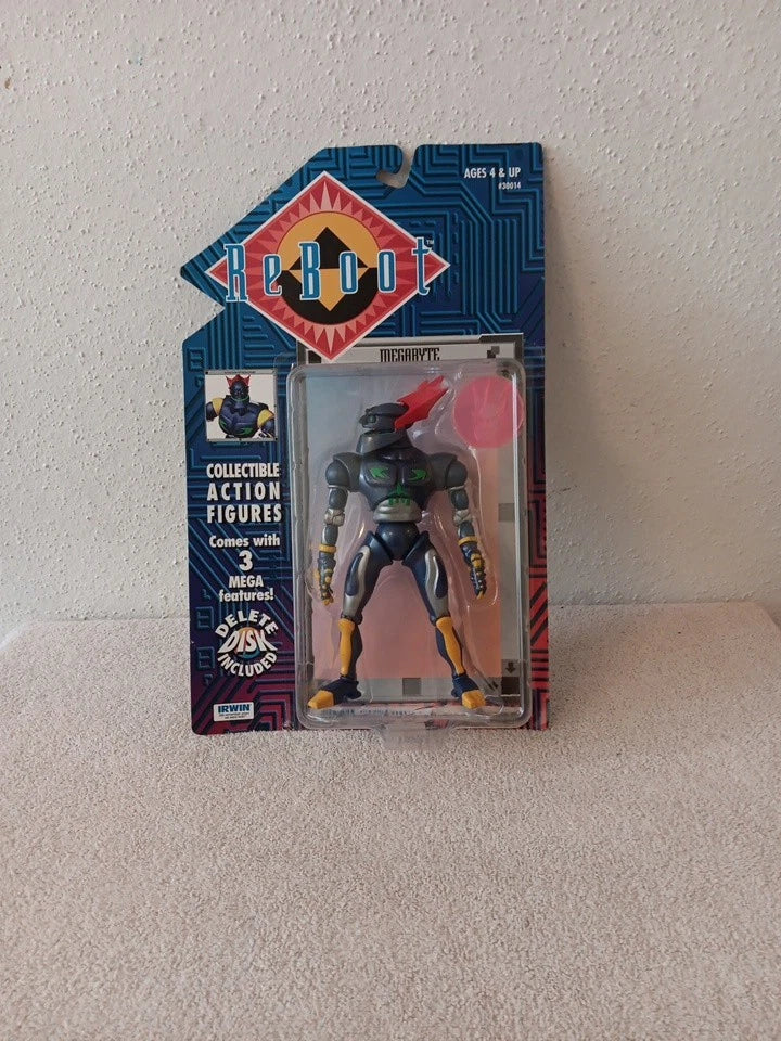 ReBoot Megabyte Action Figure w/ Delete Disk Irwin