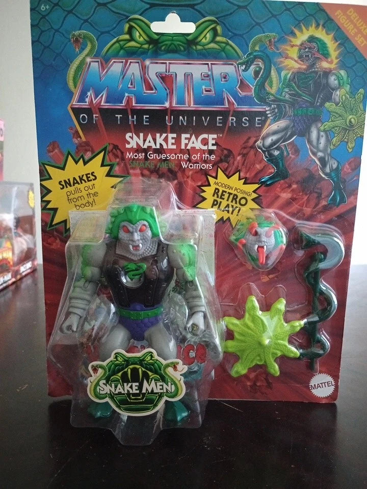 Mattel Masters of the Universe Snake Face Deluxe 5.5 in