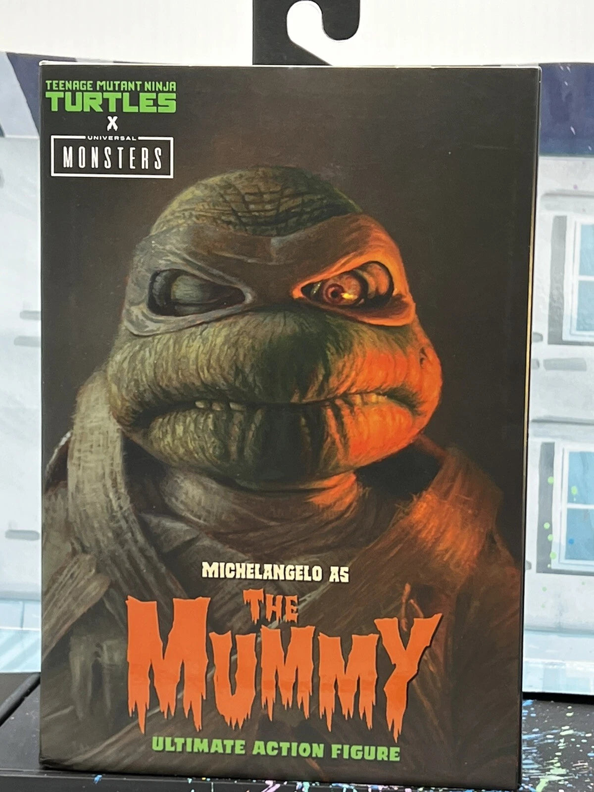 MICHELANGELO as THE MUMMY TMNT x Universal Monsters 7" Figure Neca Ultimate