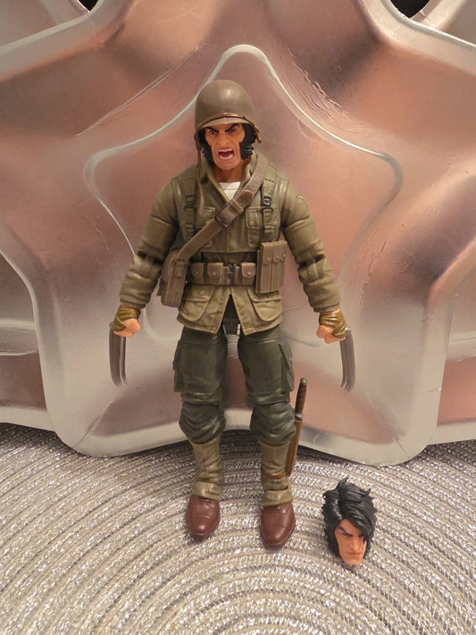 MARVEL LEGENDS WOLVERINE WW2 LOGAN 6” FIGURE