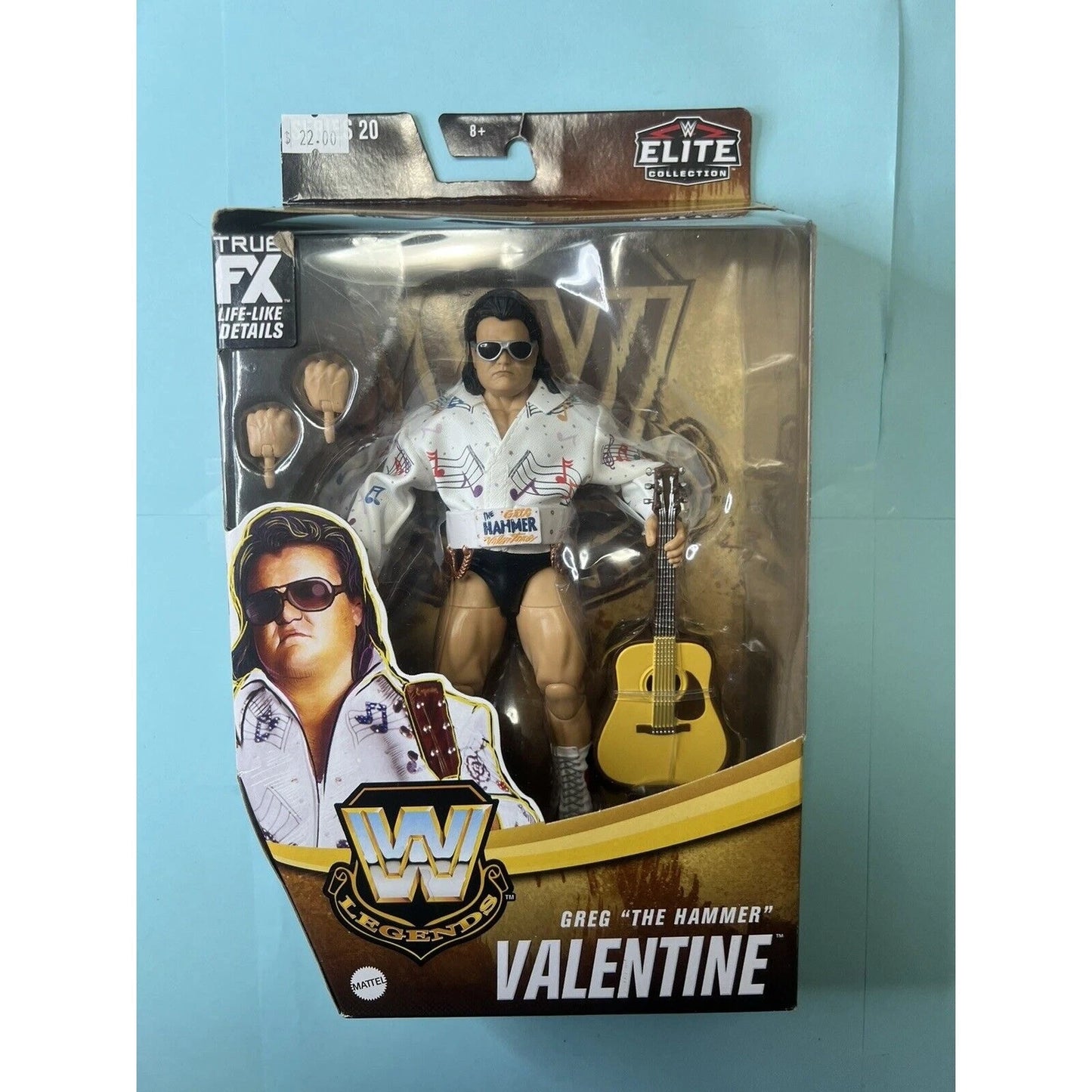 Mattel WWE Elite Collection Legends Series 20 GREG "THE HAMMER" VALENTINE Figure