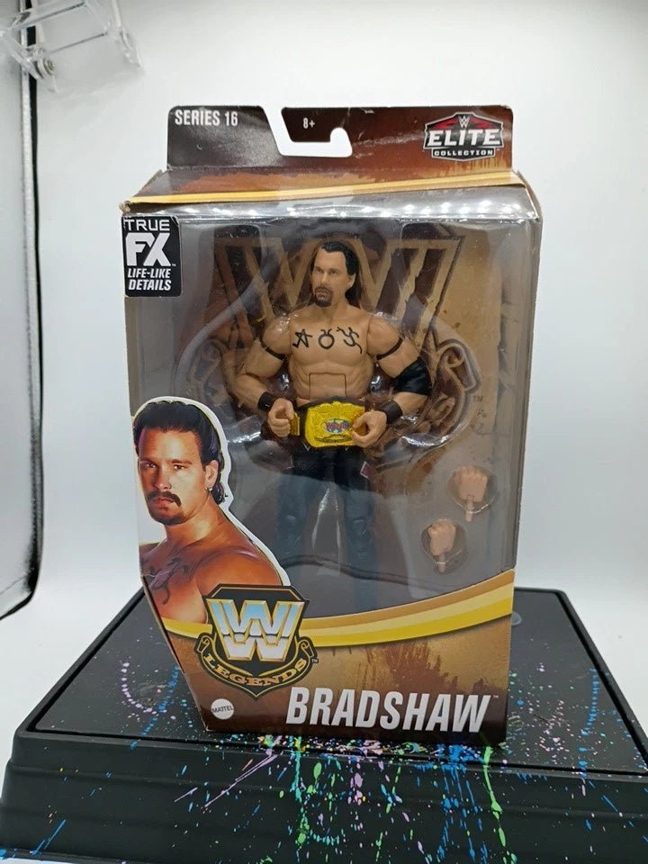 Mattel WWE Elite Collection Bradshaw Action Figure w/ Interchangeable Hands