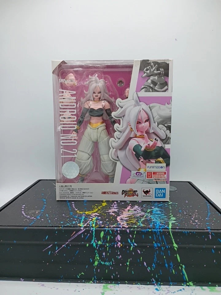 USA S.H.Figuarts Majin Android No 21 Dragon Ball Fighter Z Figure Brand Bandai