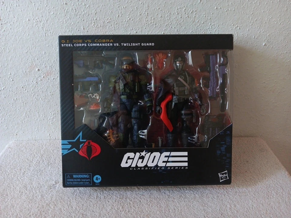 GI Joe Classified Steel Corps Commander vs Twilight Guard 2 Pack Hasbro