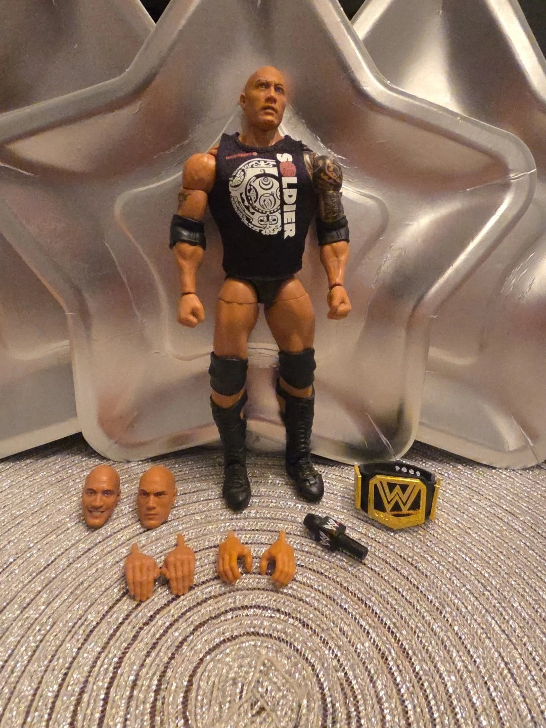 WWE WWF Ultimate Edition The Rock Series 10 Loose Figure