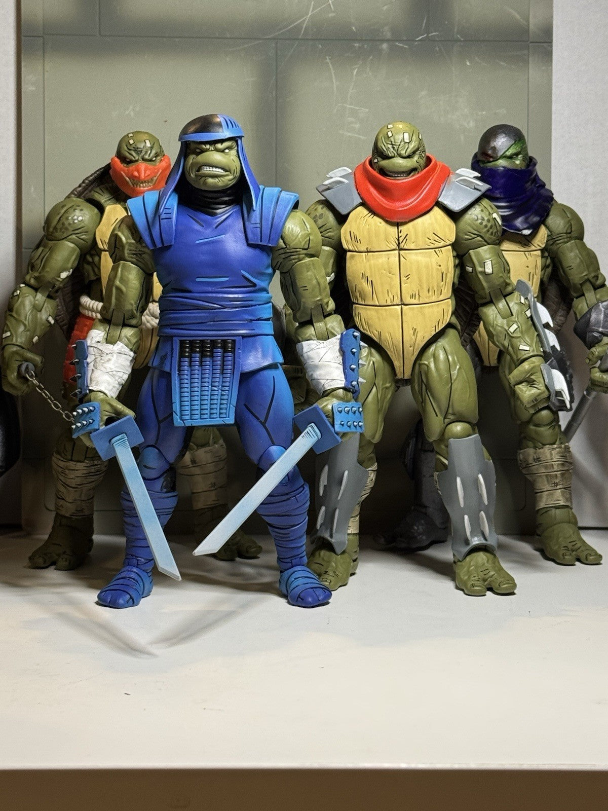 Custom Evil Raphael Shredder NECA TMNT Last Ronin Lost Years MetalHead Comic